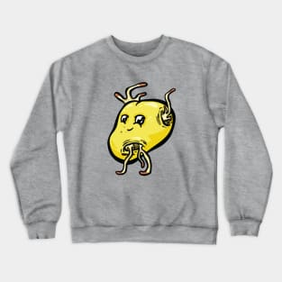 Potato People, Happy New Potato Garden Tips Toons Crewneck Sweatshirt